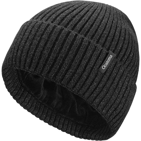 shiyou-Beanie Hat for Men Women Warm Winter Knit Cuffed Beanie Soft Warm Ski Hats Toque Unisex Gifts for Men Women