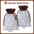 thumbnail image 2 of Rocae Summer Cute Unicorns Print Christmas Drawstring Linen Gift Bag with Drawstrings Treat Bag Goody Present Bags for Christmas Party Favor, 2 of 8