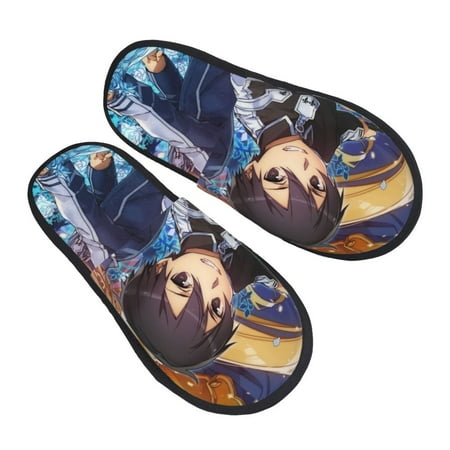

SAO Alicization Mens Clog Furry Slippers Indoor House Shoes