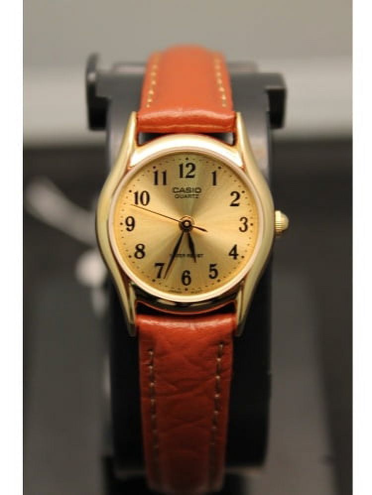 Women's LTP1094Q-9B Gold Leather Quartz Fashion Watch