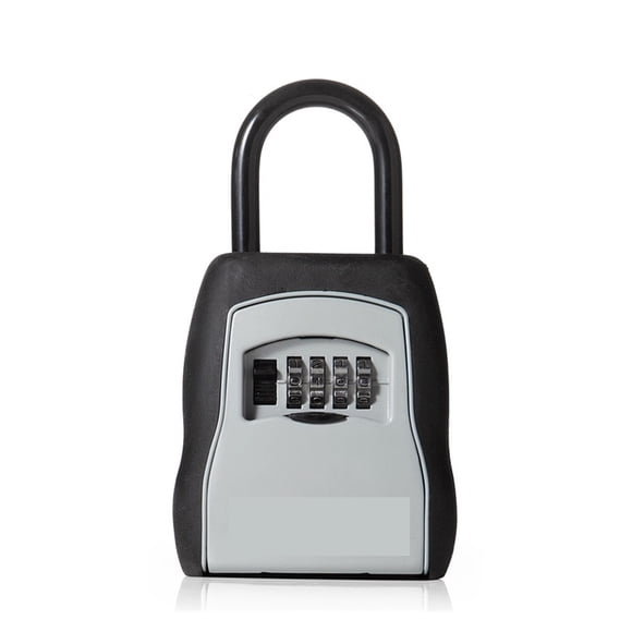 Key Safe Box Outdoor, Lock Outdoor Key Safe Box Keys Storage Box Padlock Use Password Lock Alloy Material Keys Hook Security Organizer Boxes ,Strong Secure