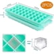 thumbnail image 1 of 2 Pcs New Upgrade Ice Cube Trays, Premium Silicone Ice Cube Molds With Lid, 1 of 4