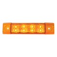 thumbnail image 1 of GG Grand General 76270 Luz de marcador rectangular Spyder ámbar/ámbar de 6 pulgadas, 8 LED, 1 of 5