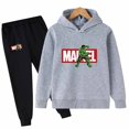 thumbnail image 2 of Hulk Hoodies niños chándales niño niña primavera Otoño Invierno sudadera ropa conjunto Marvel superhéroes pantalones con capucha traje Children130CM zhangyuxiang CONDUJO, 2 of 2