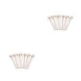 thumbnail image 2 of Eigraketly 6pcs Guitar Bridge String End Guitars Plastic Color Spare Nuts Part Nails Solid Music Peg Instrument Replacing Saddle Parts Como se muestra 2piezas Eigraketly CBP441727, 2 of 6