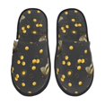 thumbnail image 1 of Fotbe Bee Pantuflas Peludas para Mujer con Estampado, Zapatillas de Peluche, Zapatos de Invierno para Casa, Uso Interior y Exterior-Large, 1 of 8