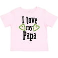thumbnail image 3 of Inktastic I Love My Papa Hearts Boys or Girls Toddler T-Shirt, 3 of 5