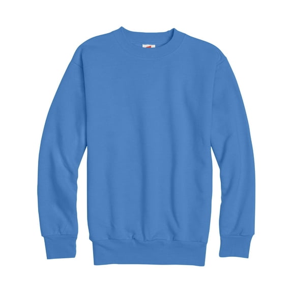 Hanes Boys EcoSmart Fleece Crew Neck Sweatshirt, Sizes XS-XL