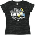 thumbnail image 3 of Inktastic Im Down Right Awesome Down Syndrome Awareness with Arrow Women's T-Shirt, 3 of 5