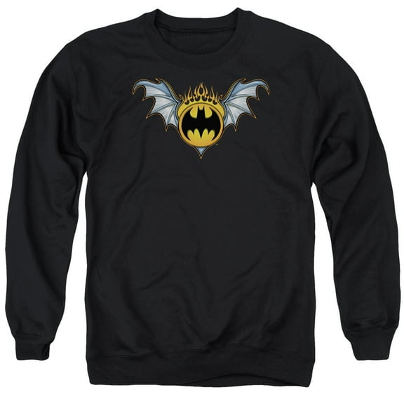 Batman - Bat Wings Logo - Crewneck Sweatshirt - Large