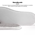 thumbnail image 4 of Pantuflas 5Pares Algodón Cáñamo Desechables 29x11cm Invitada para Invitados (2), 4 of 5