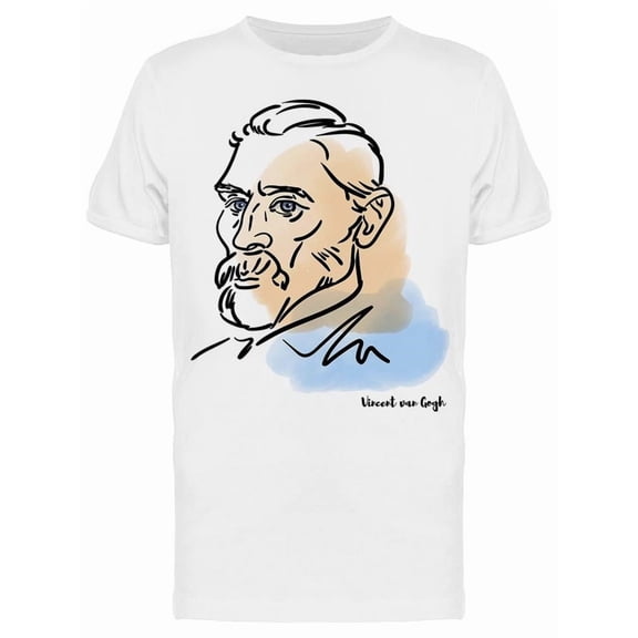 Famous Artist Vincent Van Gogh Tee Men's -Image by Shutterstock