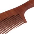 thumbnail image 4 of Peine de madera para el pelo para adultos y niños: madera antiestática y sin enganches en la cabeza. Diente fino, 4 of 9