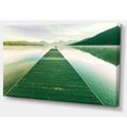 thumbnail image 2 of Green Wood Pier At Glacier Park - Seashore Canvas Art Print, 2 of 3