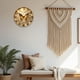 thumbnail image 5 of Reloj de pared grande, moderno y creativo en 2D, elegante, de madera, con mecanismo silencioso para el hogar. 30 centímetros, 5 of 8
