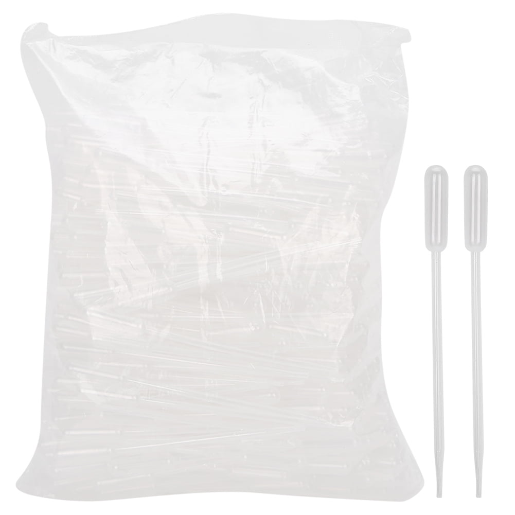 ESTINK 500pcs Disposable Plastic Transfer Pipettes Graduated Eye