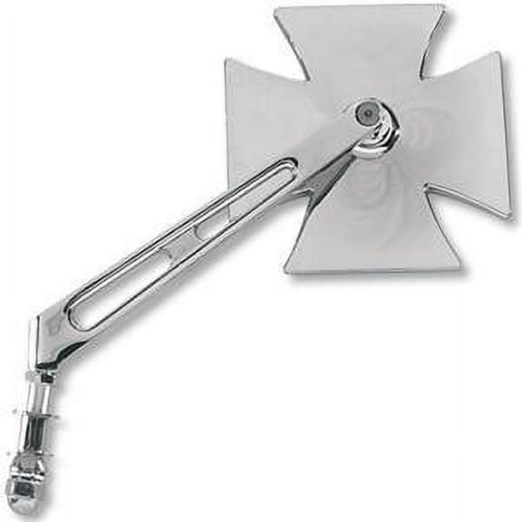 Drag Specialties Maltese Cross Chrome Mirror (1901-6009)