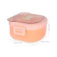 thumbnail image 2 of Luxshiny 1Pack Silicone Practice Feeding Bowls With Microwave Safe Material For Home Use Orange, 2 of 8