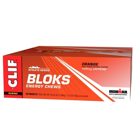 ClifÂ® Athlete Series Bloksâ¢ Orange Energy Chews 18-2.12 oz.