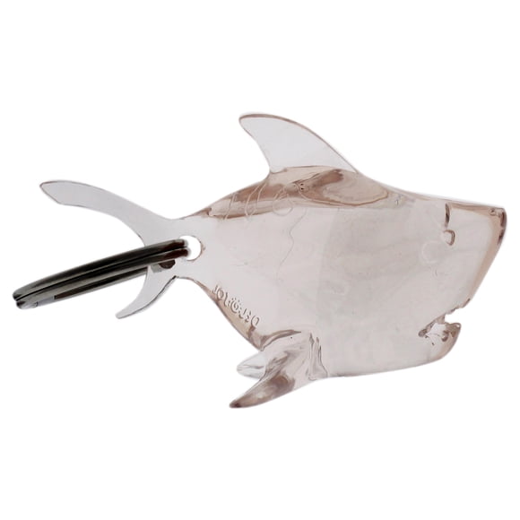 Llavero que cambia de color con forma de tiburón, rojo, de DelSol para mujer (1 pieza) DelSol DelSol Color-Changing Key Chain Shark - Red Keychain Dama 1Pc