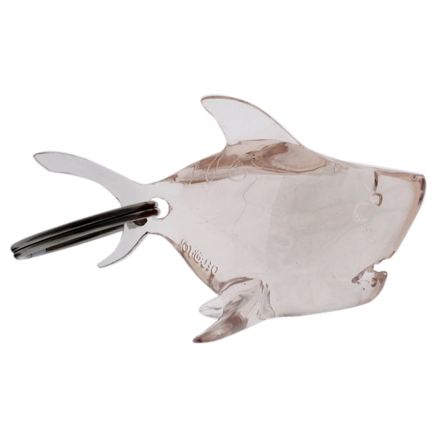 Llavero que cambia de color con forma de tiburón, rojo, de DelSol para mujer (1 pieza) DelSol DelSol Color-Changing Key Chain Shark - Red Keychain Dama 1Pc