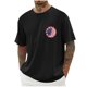 thumbnail image 1 of Tops para hombre, blusas y camisas de cuello redondo y manga corta para hombre, blusas casuales de cuello redondo con estampado de moda para hombre, blusas de cuello redondo y manga corta, camisas par, 1 of 5
