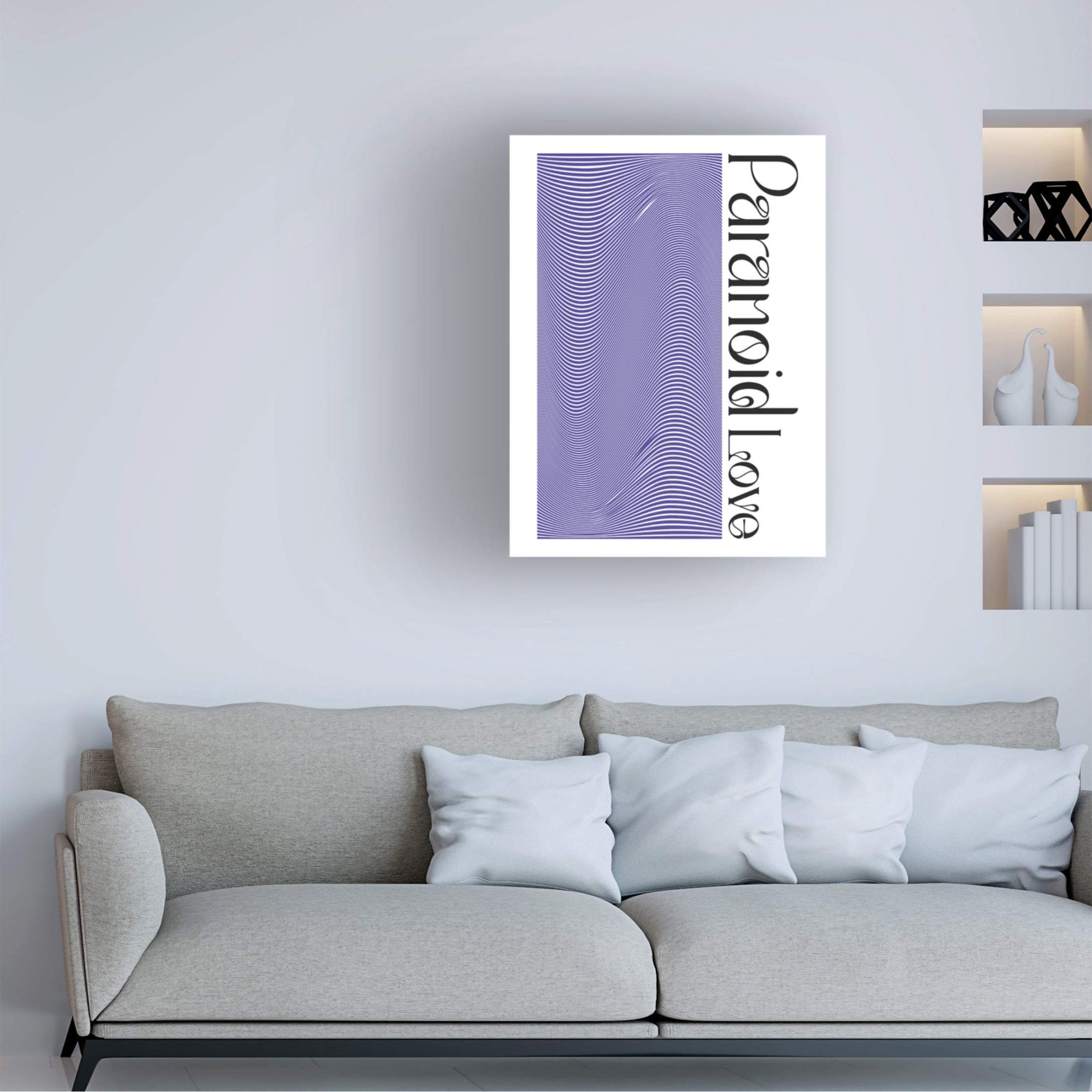Trademark Fine Art SERGIO ORTIZ LOVE Canvas Wall Art