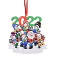 thumbnail image 5 of kiskick Santa Snowman Pendant with Rope: Gift-Giving Resin Personalized Cartoon 2022 Xmas Ornaments for Festival and Festive Charm, 5 of 8