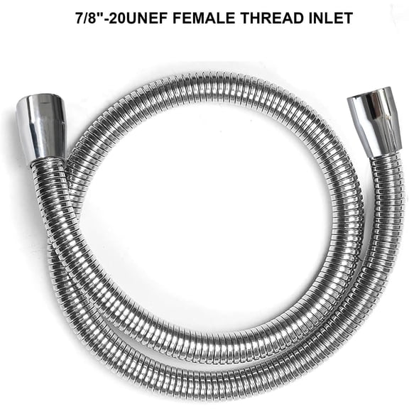 Stainless Steel Hose for Commercial Kitchen Sink Faucets Flexible Hose Replacement (38 inch)