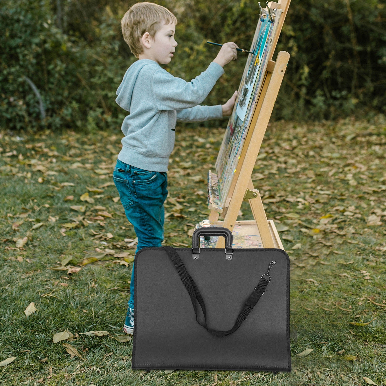 Raindrops  Portable Works Bag Art Supply Kit Artist Carrying