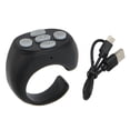 thumbnail image 1 of Control remoto de anillo Bluetooth para teléfono móvil, control remoto Bluetooth, cambio de página para ver la televisión, pasar página y hacer selfies., 1 of 14