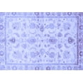 thumbnail image 1 of Ahgly Company Machine Washable Indoor Rectangle Oriental Blue Traditional Area Rugs, 8' x 10', 1 of 4