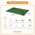 thumbnail image 4 of Almohadilla de césped para perros LOOBANI con bandeja y 2 almohadillas para orinar con hierba para p, 4 of 6