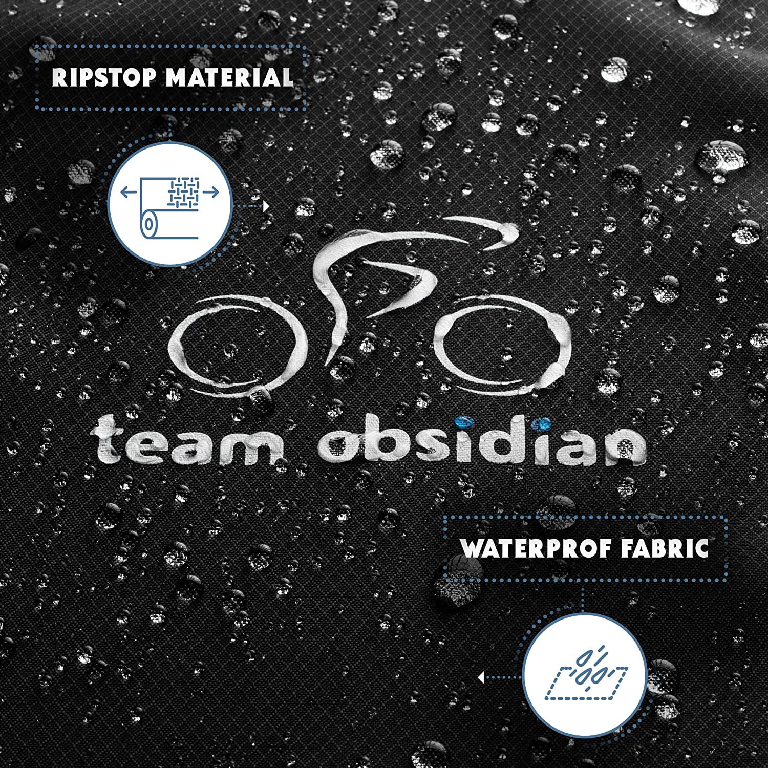 TeamObsidian Bike Cover for Waterproof Outdoor Storage Bicycle Covers for  Transport XL