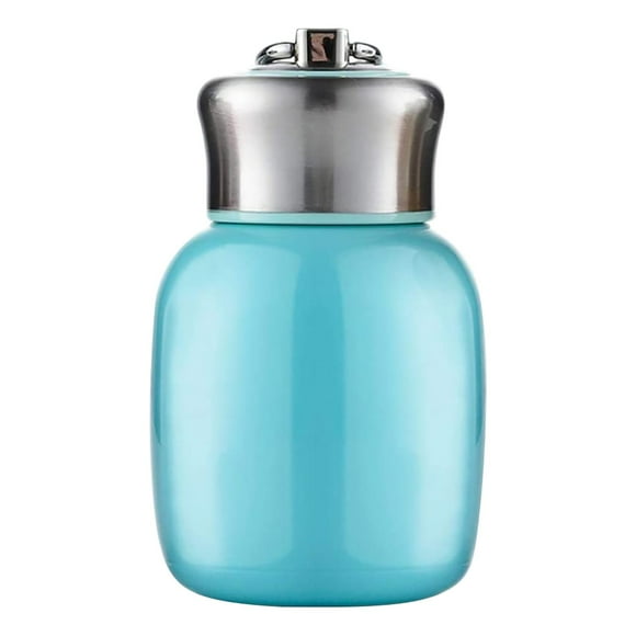 Botella de agua fría 200 ml Botella de acero inoxidable para agua caliente y fría Mini botella portátil y botella de agua fría Tamaño vacío Agua y botella Cocina, comedor y bar