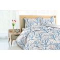 thumbnail image 3 of Ambesonne Nautical Down Alternative Quilt Comforter, Minimalist Fishes Corals, Twin, Dark Turquoise Salmon, 3 of 5