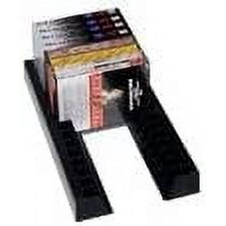HandyCT Multimedia Storage and OrganizersDVD Rails,Can hold up to 18 DVDs. Black