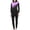 C-Purple40, variant on DHFJKG Women Swimsuit Long Sleeve Rash Guard With Long Pants Swim Cap Three Piece Bathing Suit Stylish Beachwear