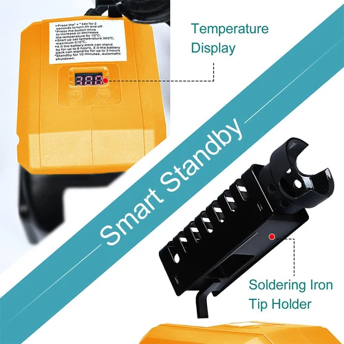 60W Electric Soldering Iron Welding Tool Rapid Heating Solder Tips For Dewalt
