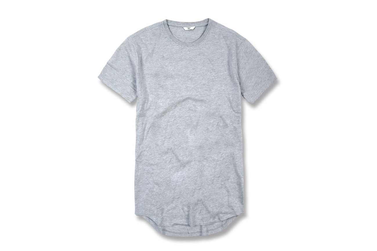 Jordan Craig - Jordan Craig 8973A Men's Heather Grey Scallop Basic T-Shirt, Small - Walmart.com