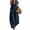 #005-Navy, variant on Cutuoiiu Women's Plus Size Wide Leg Pants, Solid Color V-Neck Short Sleeve Buttoned Jumpsuit with Pockets, Loose Cotton Pants for Women, Casual Fashion Jumpsuits for Women