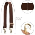 thumbnail image 5 of DONGTIAN Thick Purse Strap Wide Adjustable Replacement Crossbody Bag Handbag, 5 of 6