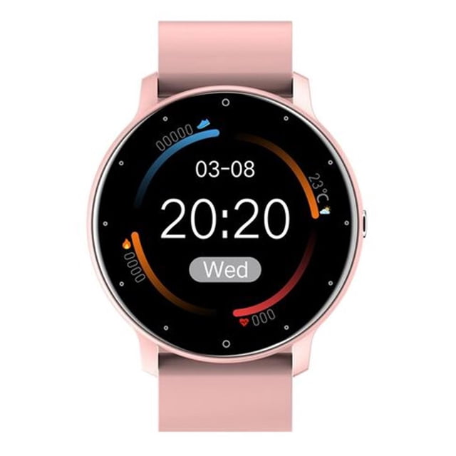 Smartwatch Reloj Mujer y Hombre Zl02 Fralugio Touch Hd Original Rosa Fralugio Sport