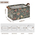 thumbnail image 7 of Yayeee Foldable Storage Basket for Shelves with Handles Waterproof Cloth Bins, Christmas Bows, 7 of 7