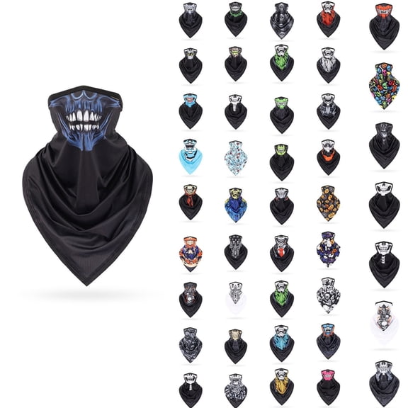 Shadoumai Cooling Neck Gaiter Bandana for Outdoor Activities Breathable Quick-Drying Sun Protection Motorcycle Riding Scarf