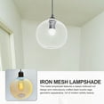 thumbnail image 4 of WASHWEPE Hollow Light Shade 1Set White Iron Classic Lamp Shade for Living Room, 4 of 8