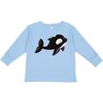 thumbnail image 3 of Inktastic Cute Baby Orca Boys or Girls Long Sleeve Toddler T-Shirt, 3 of 5