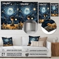 thumbnail image 4 of Designart "Haven of Childhood Memories in Blue IV" Fantasy Canvas Wall Art - Kids Blue Children's Art Living Room Canvas Art, 4 of 6