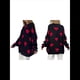 thumbnail image 3 of Suéter con Estampado de Corazón para Mujer, Sudadera de Punto de Larga con Gráfico de Amor, Camiseta Extragrande Negro S, 3 of 7