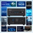 thumbnail image 2 of Computadora Escritorio Mini PC ASUS ExpertCenter PN42 Intel N100 16GB DDR4 SSD 256GB W11H-T WiFi 6E BT 5.4 Estudio y multitarea, 2 of 5
